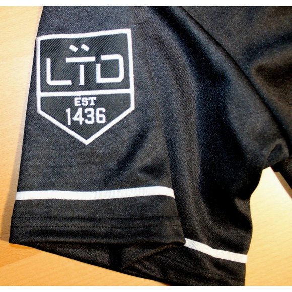 Livethedeen Live the Deen Baseball Button Sewn Jersey Adult Mens Medium Black - Picture 4 of 9